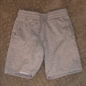 Grey h&m sweat shorts